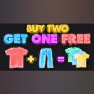 All Tops And Bottoms Are Buy 2 Get 1 Free.